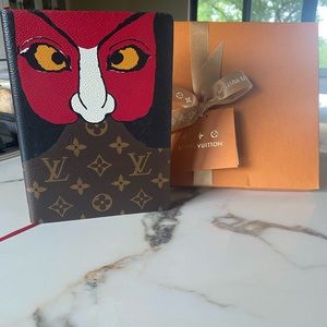 LOUIS VUITTON KABUKI MASK MONOGRAM NOTEBOOK